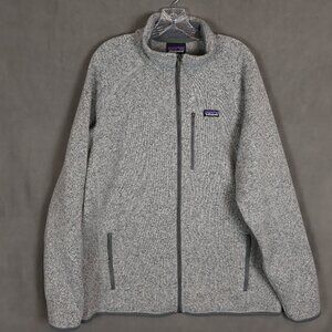 Patagonia Better Sweater Mens XXL Stonewash Gray Performance Fleece Full Zip
